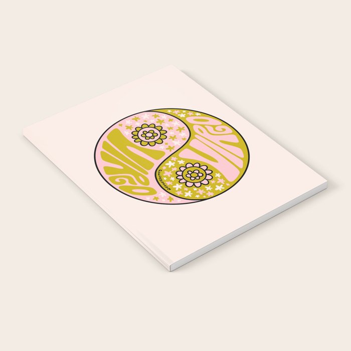 Virgo Yin Yang Notebook Gallery Image 2