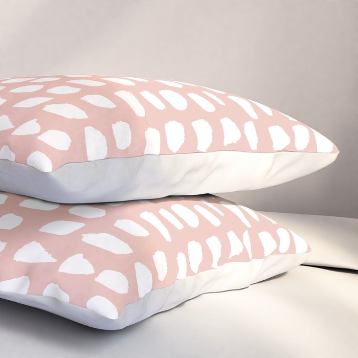 Dots (Pink) Pillow Sham Gallery Image 3