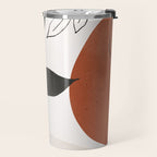 Abstract Shapes and Leaves 2 Travel Mug Gallery Image 2