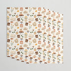 Gouache Books and Tea Wrapping Paper Gallery Image 3