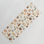 Gouache Books and Tea Yoga Mat Gallery Image 1