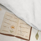 Gouache Books and Tea Comforter Gallery Image 4