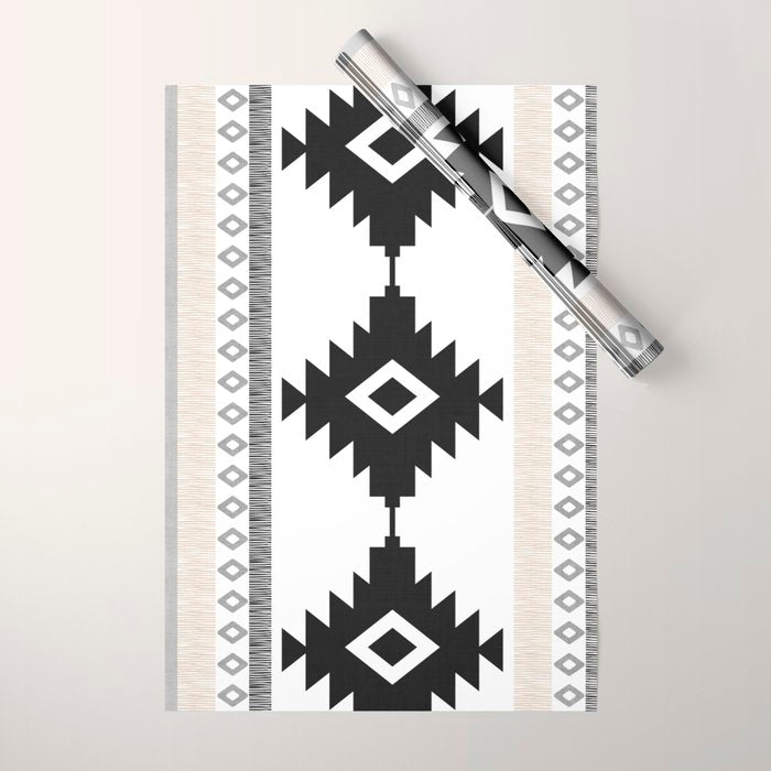 Pueblo in Tan Wrapping Paper Gallery Image 1