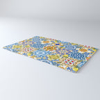 Mediterranean tiles,lemon art,mosaic tiles pattern  Rug Gallery Image 3