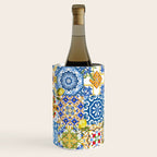 Mediterranean tiles,lemon art,mosaic tiles pattern  Wine Chiller Gallery Image 3