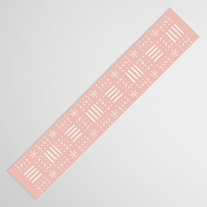 Mudcloth III (Blush Pink) Table Runner Gallery Image 3