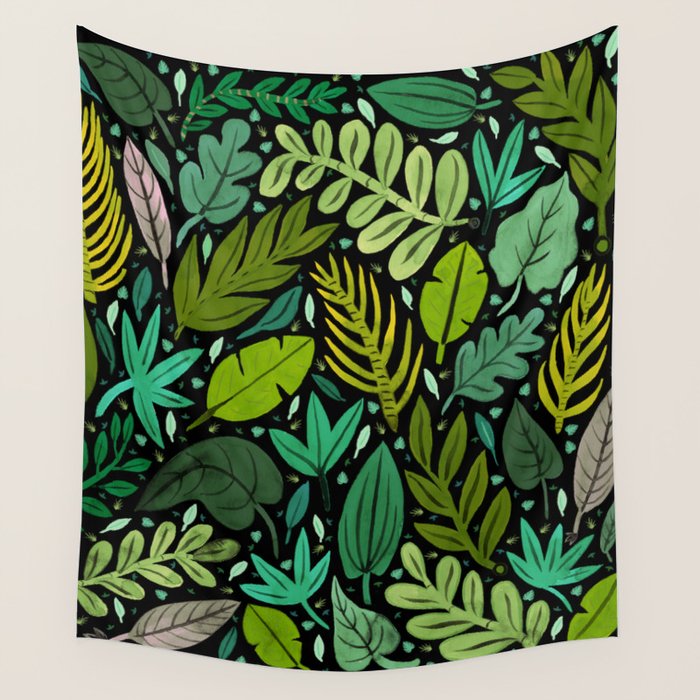 Green Scatter Wall Tapestry Gallery Image 1