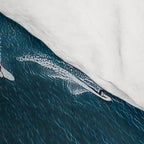 Aerial Surf Print - Surfers Riding Big Ocean Wave Comforter Gallery Image 4