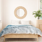 Aerial Surf Print - Surfers Riding Big Ocean Wave Duvet Cover Gallery Image 3