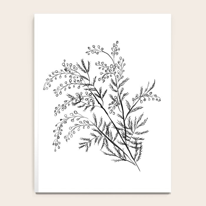 Minimal Acacia Branch Notebook Gallery Image 4