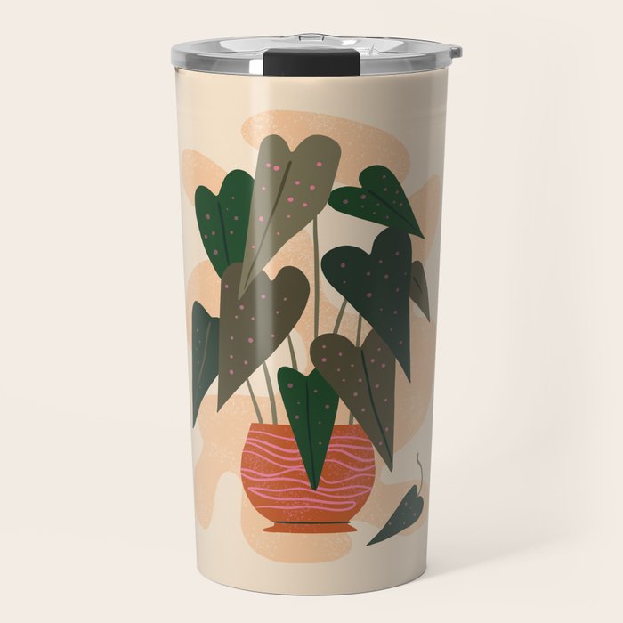 Hello Begonia Travel Mug Gallery Image 1