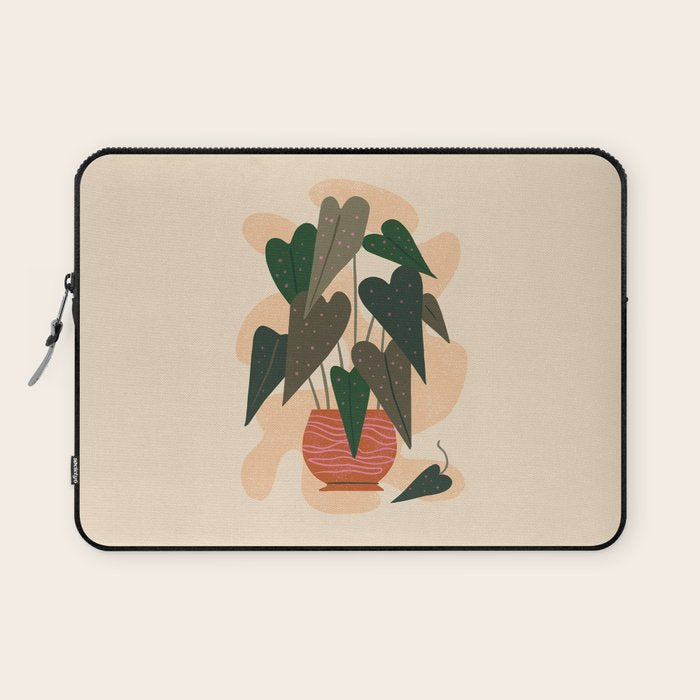 Hello Begonia Laptop Sleeve Gallery Image 1