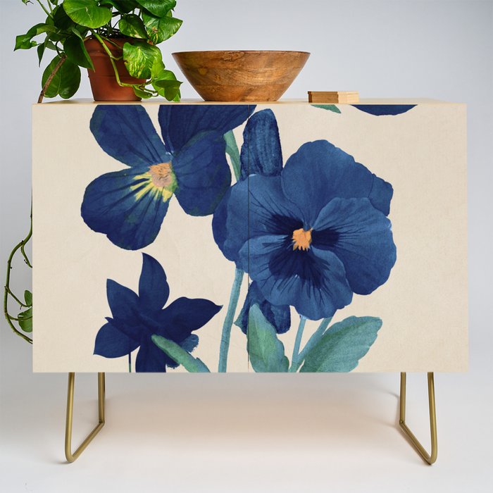 Blue Flowers Credenza Gallery Image 1