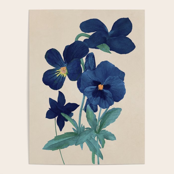 Blue Flowers Poster Gallery Image 4