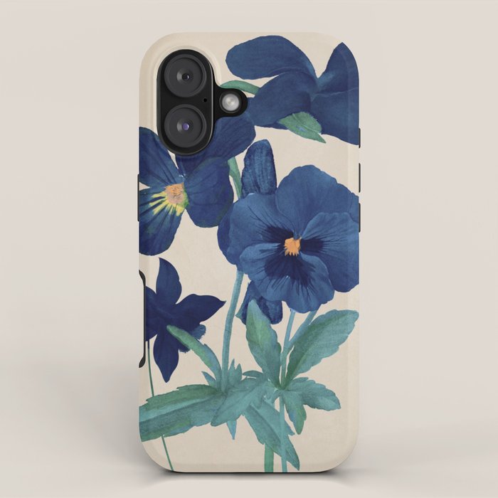 Blue Flowers iPhone Case Gallery Image 1