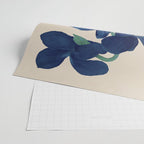 Blue Flowers Wrapping Paper Gallery Image 2