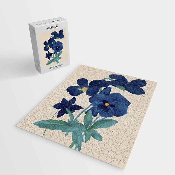 Blue Flowers Jigsaw Puzzle Gallery Image 2
