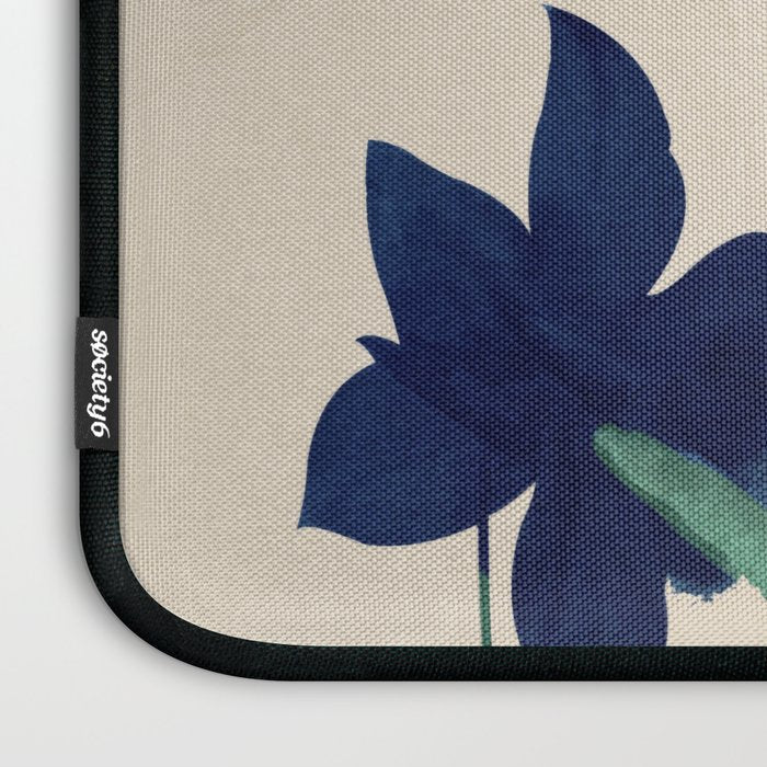 Blue Flowers Laptop Sleeve Gallery Image 3