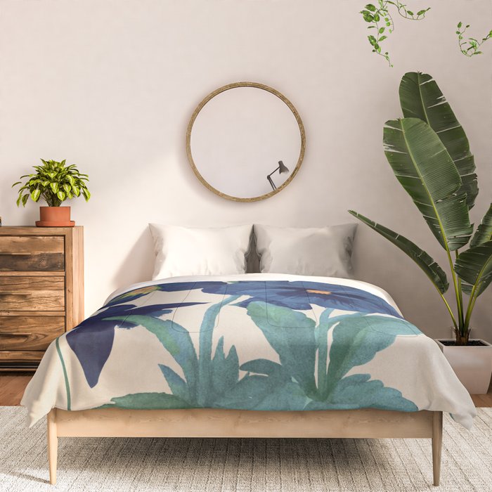 Blue Flowers Comforter Gallery Image 3