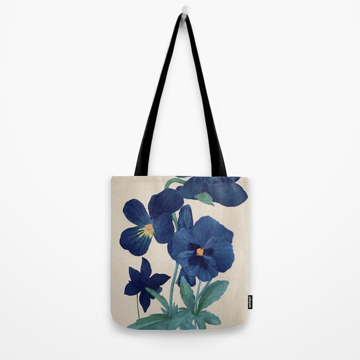 Blue Flowers Tote Bag Gallery Image 2