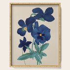 Blue Flowers Serving Tray Gallery Image 1