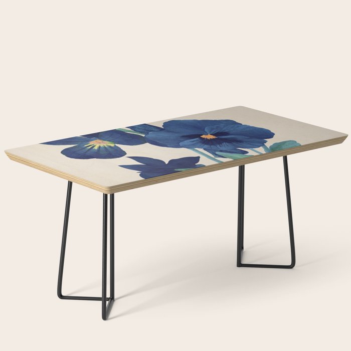 Blue Flowers Coffee Table Gallery Image 1