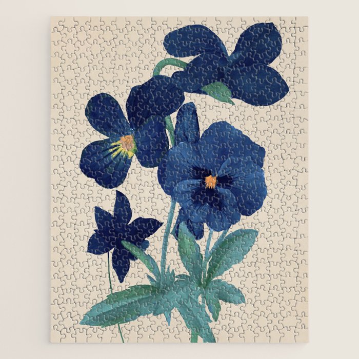 Blue Flowers Jigsaw Puzzle Gallery Image 1