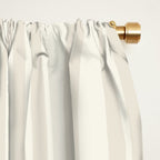 Pale Neutral Classic Double Stripe Pattern  Window Curtain Gallery Image 2