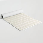 Pale Neutral Classic Double Stripe Pattern  Yoga Mat Gallery Image 2