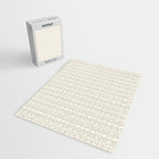 Pale Neutral Classic Double Stripe Pattern  Jigsaw Puzzle Gallery Image 2