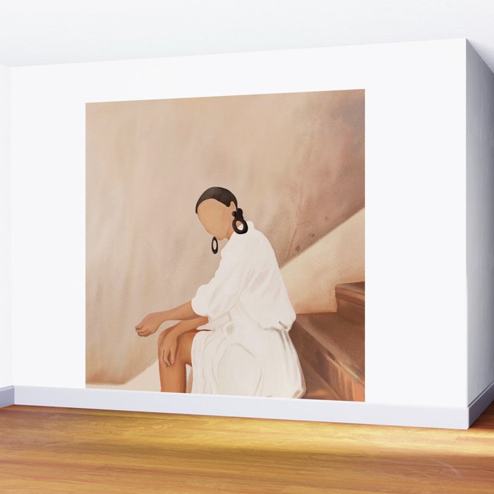 Lady in Waiting Wall Mural Gallery Image 2