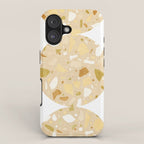 Terrazzo circle shapes iPhone Case Gallery Image 1