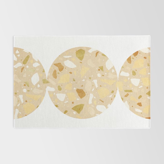Terrazzo circle shapes Rug Gallery Image 2