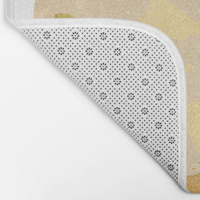 Terrazzo circle shapes Bath Mat Gallery Image 2