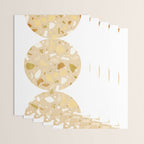 Terrazzo circle shapes Wrapping Paper Gallery Image 3