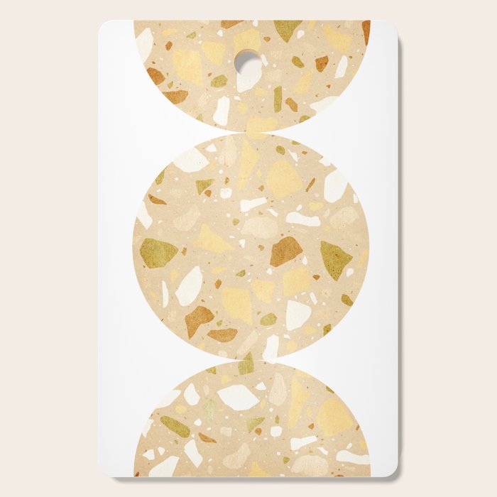 Terrazzo circle shapes Cutting Board Gallery Image 1