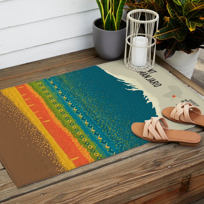 Mount Kilimanjaro Outdoor Rug Gallery Image 2