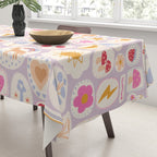 Little treasures, fun hand drawn pattern Tablecloth Gallery Image 3
