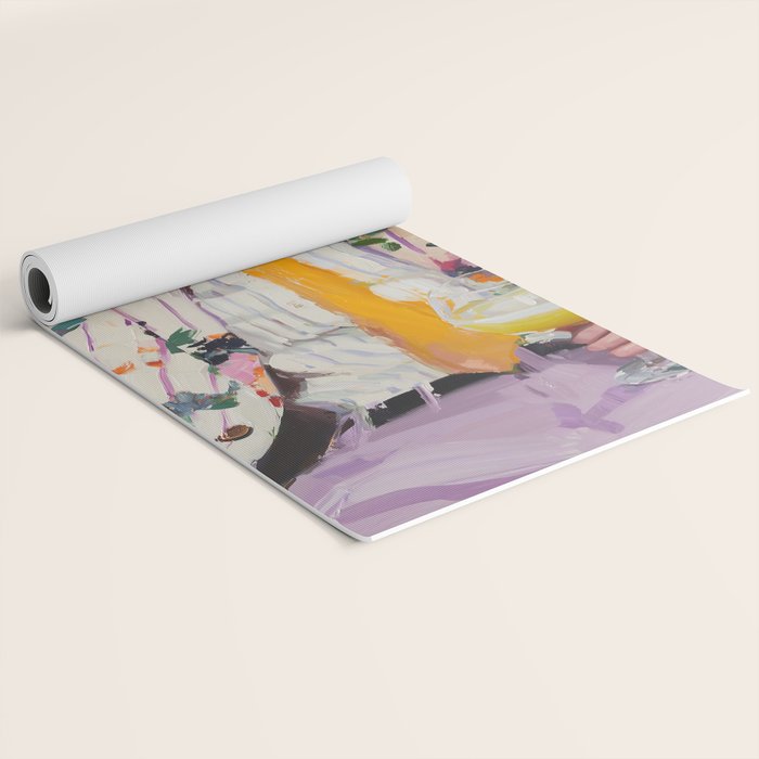 Dreaming in Floral Silence Yoga Mat Gallery Image 2