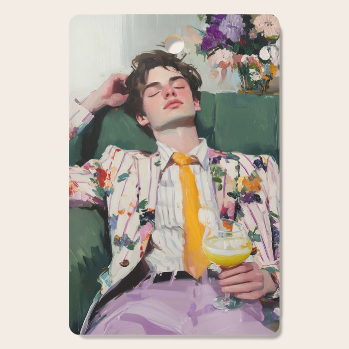 Dreaming in Floral Silence Cutting Board Gallery Image 1