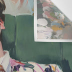 Dreaming in Floral Silence Wall Tapestry Gallery Image 3