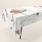 Cardinals and Birch Trees  Tablecloth Gallery Image 1