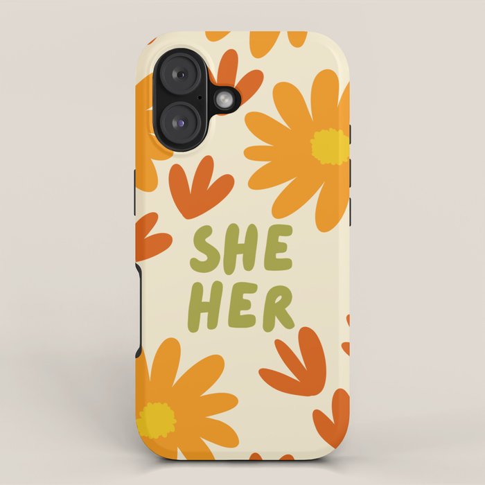 She/Her Pronouns iPhone Case Gallery Image 1