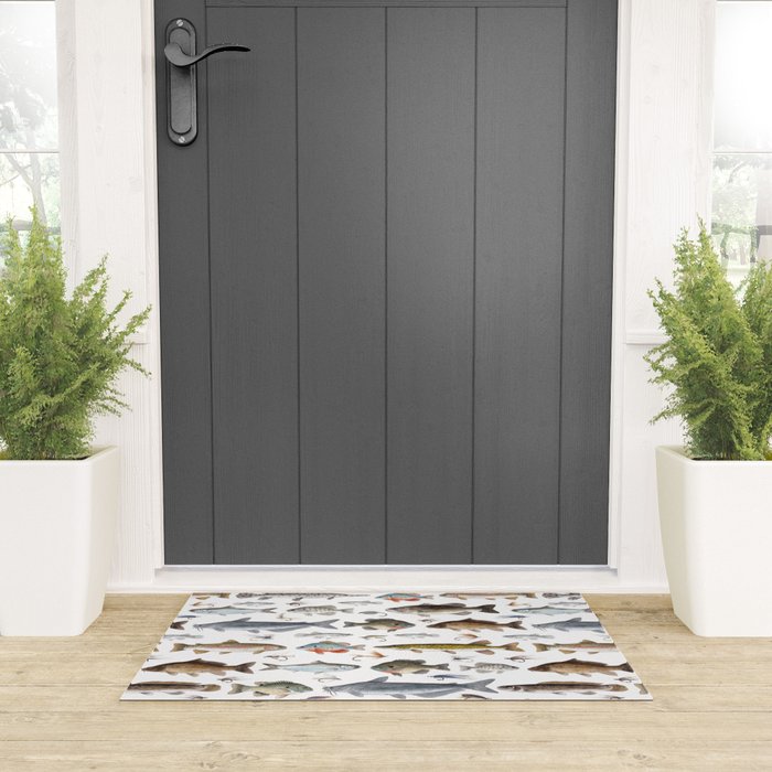 Freshwater Fish with Flies Welcome Mat Gallery Image 3