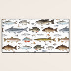 Freshwater Fish with Flies Desk Mat Gallery Image 3