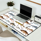 Freshwater Fish with Flies Desk Mat Gallery Image 2
