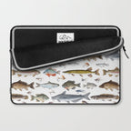 Freshwater Fish with Flies Laptop Sleeve Gallery Image 2