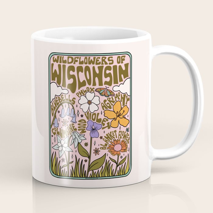 Wisconsin Wildflowers Coffee Mug Gallery Image 1