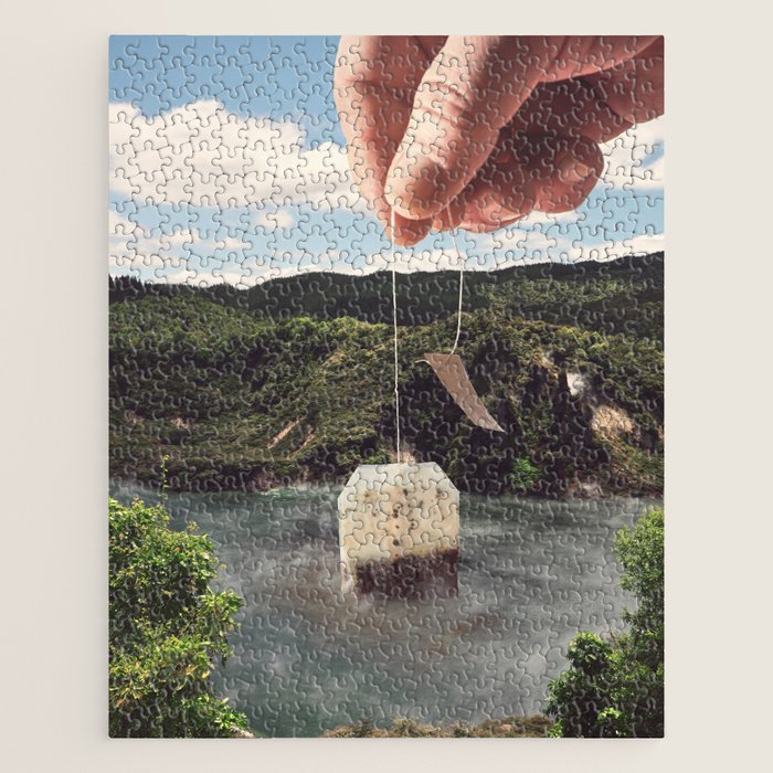Lake afternoon tea - Teabag Jigsaw Puzzle Gallery Image 1