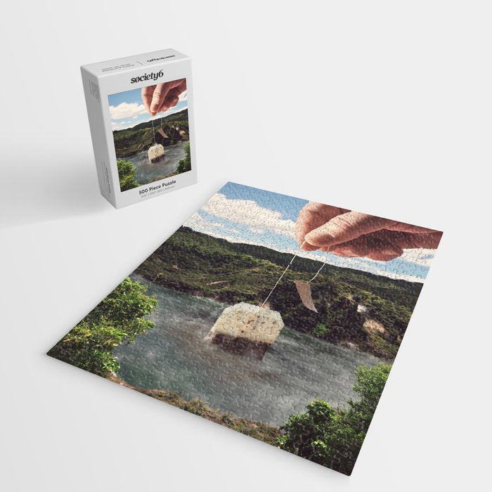 Lake afternoon tea - Teabag Jigsaw Puzzle Gallery Image 2